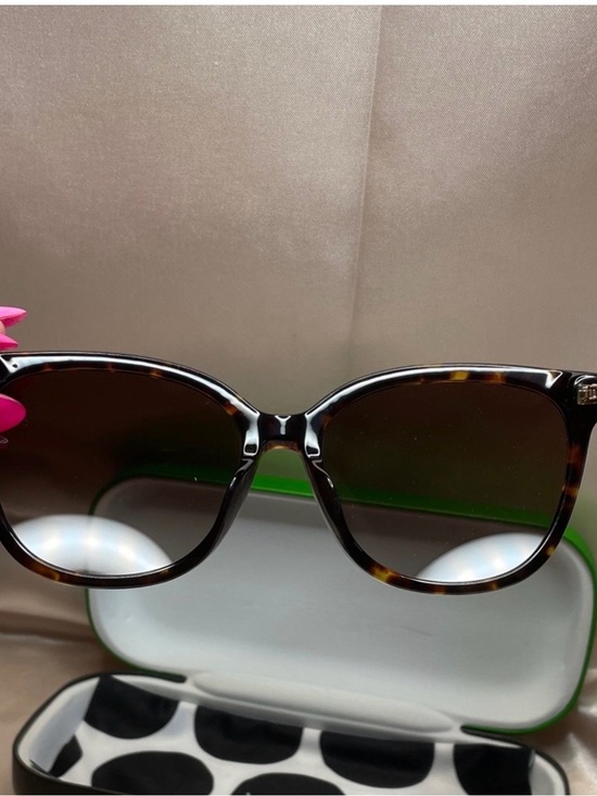 kate spade Tortoise Brown Gradient Lens Cat-Eye Sunglasses NWT main image 6